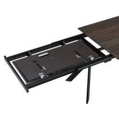 WILLISAU Ausziehtisch Torino nussbaumfarbig Clearance