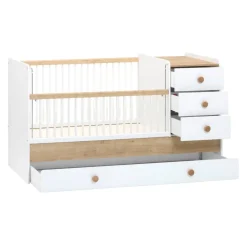 Cilek Babybett Cara eiche, weiss Best