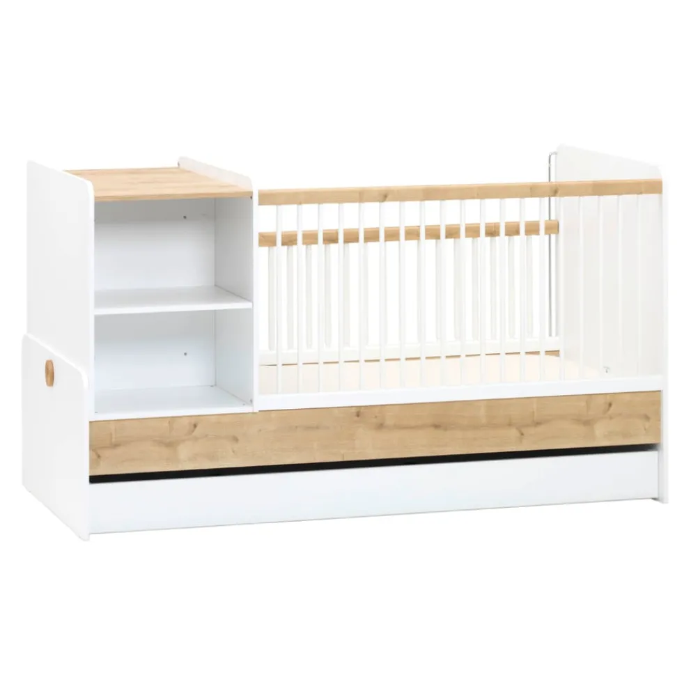 Cilek Babybett Cara eiche, weiss Best