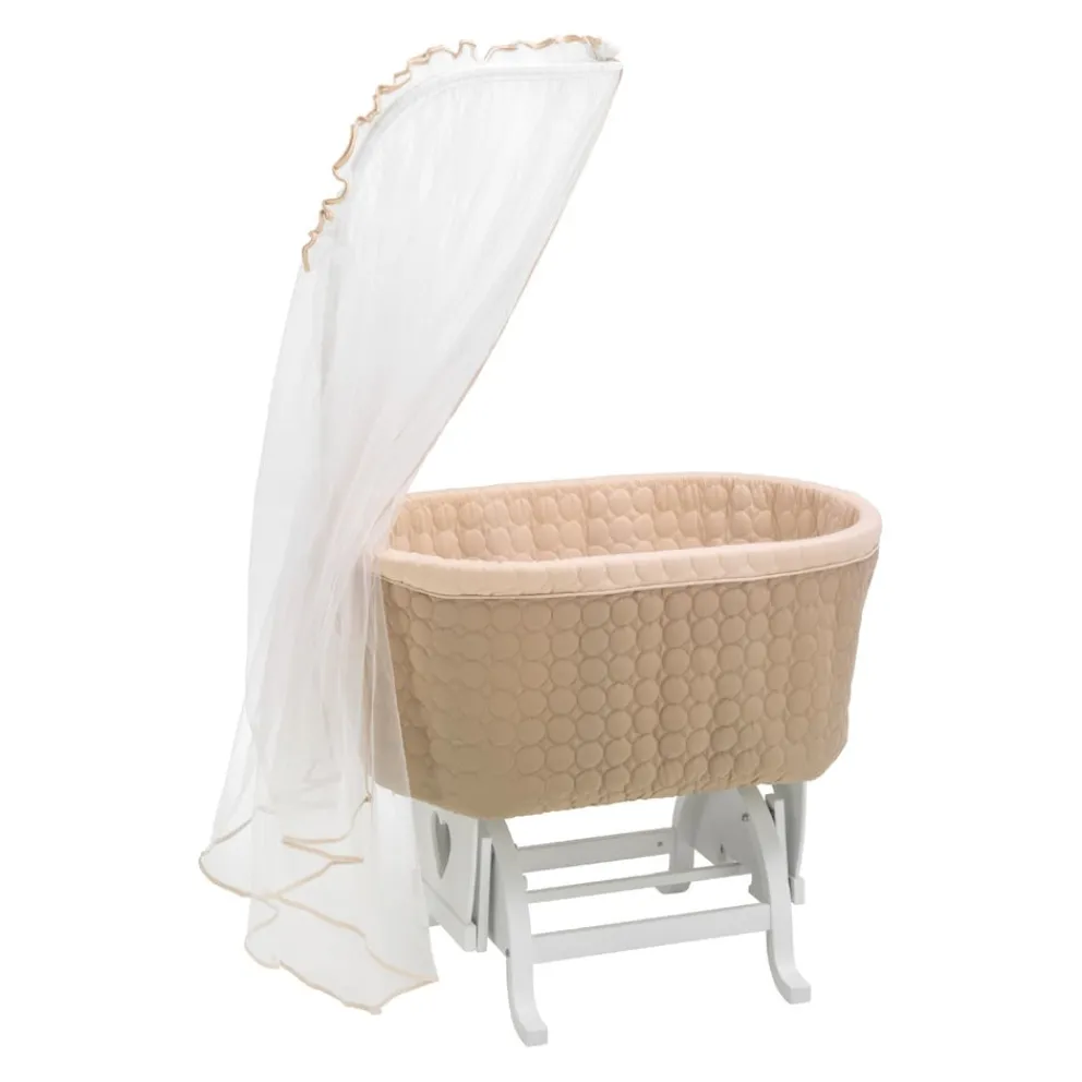 Babywiege Lara beige, weiss Discount