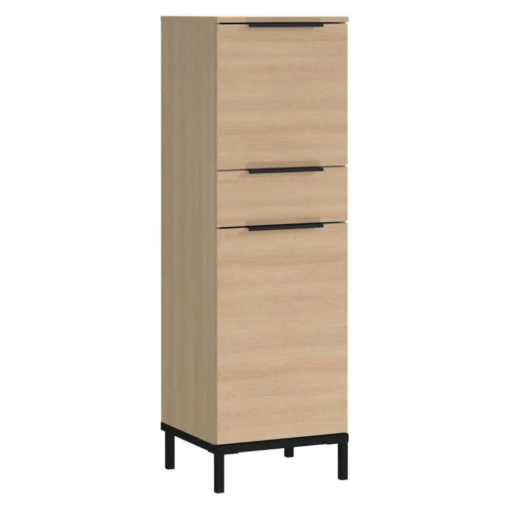 MID.YOU Badschrank Lavega eichefarbig New