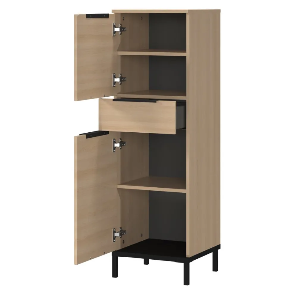 MID.YOU Badschrank Lavega eichefarbig New