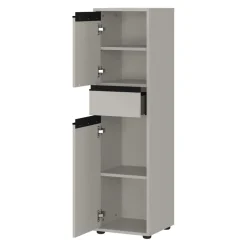 MID.YOU Badschrank Lemont steingrau Discount