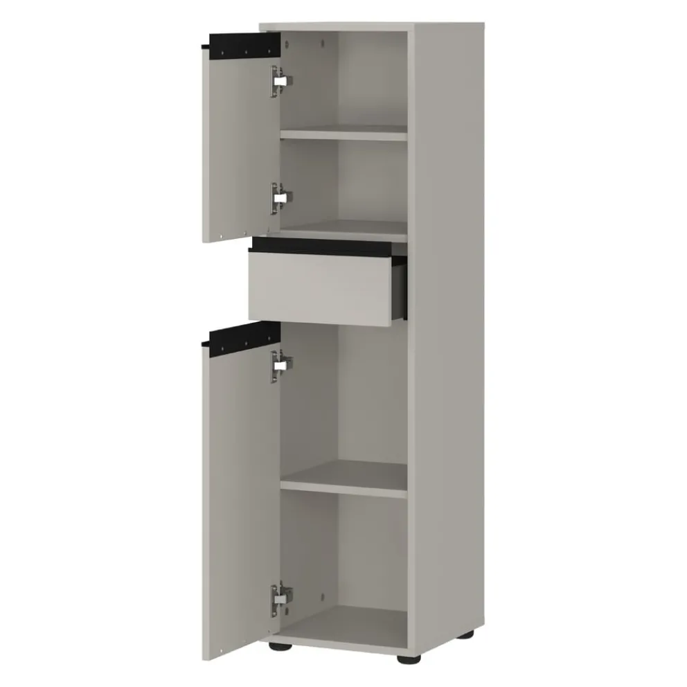 MID.YOU Badschrank Lemont steingrau Discount