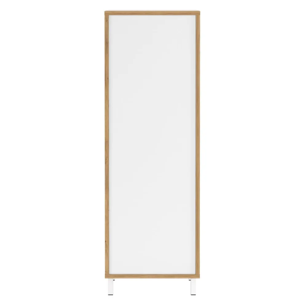 MID.YOU Badschrank Topeka navarra-eiche-nb., weiss Outlet