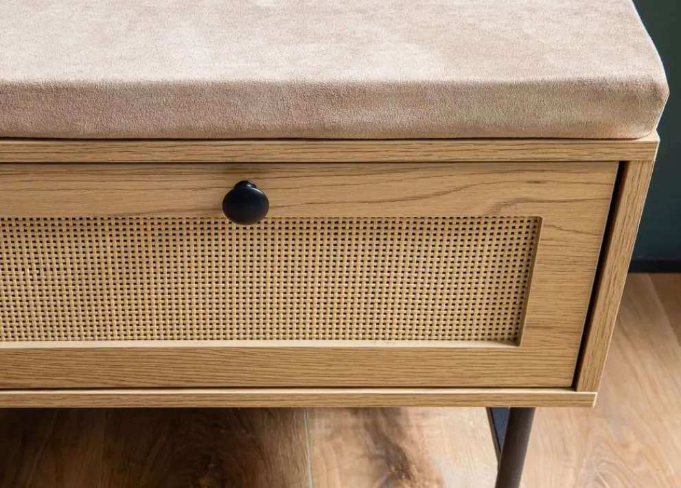 MID.YOU Bank Rattan braun