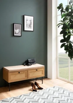 MID.YOU Bank Rattan braun