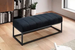 MID.YOU Bank Samt schwarz Sale