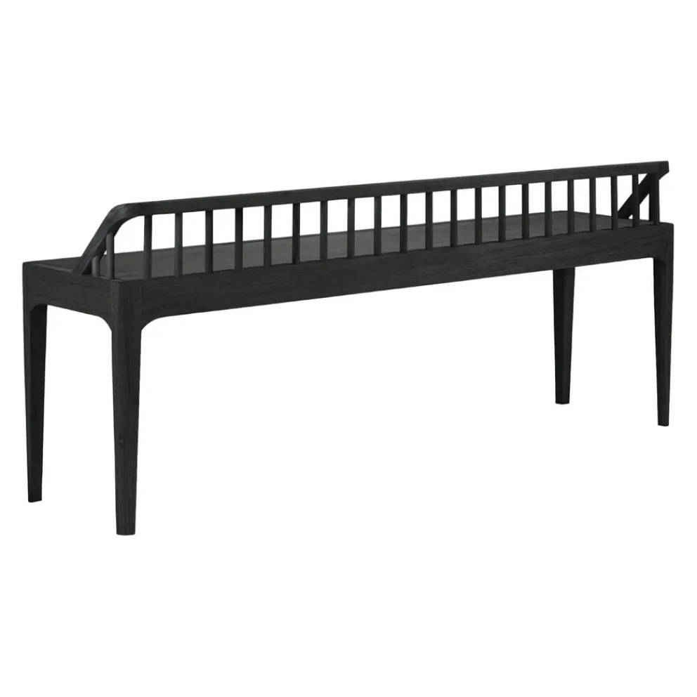 Ethnicraft Bank Spindle schwarz Online