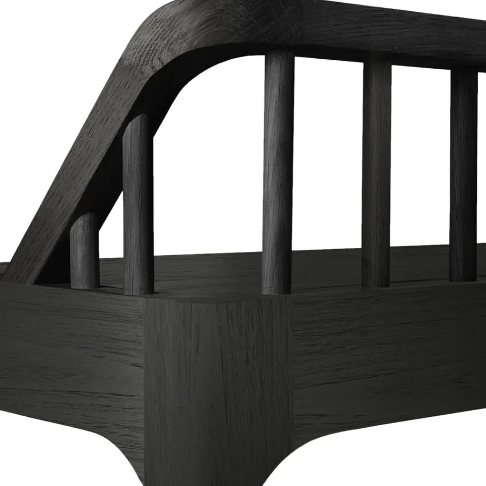 Ethnicraft Bank Spindle schwarz Online