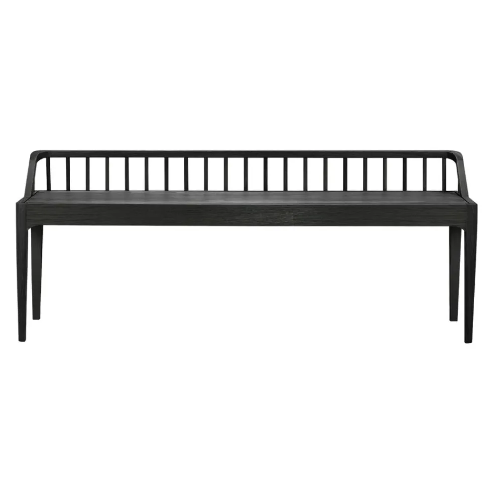 Ethnicraft Bank Spindle schwarz Online