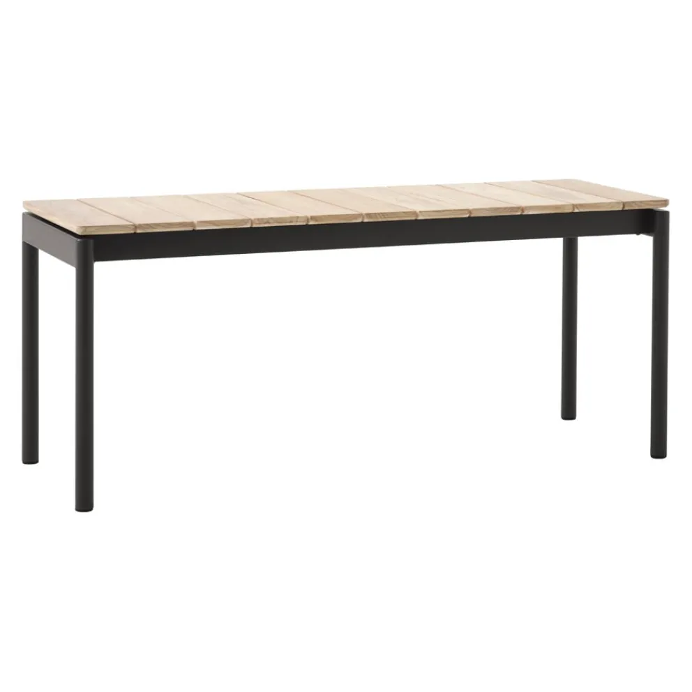 &Tradition Bank Ville Warm Black, teakfarbig