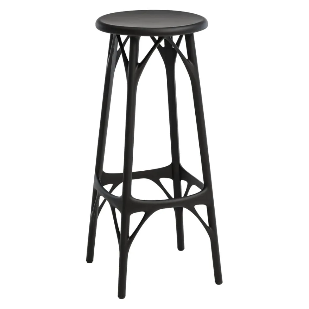 KARTELL Barhocker A.I. Stool Light schwarz Clearance