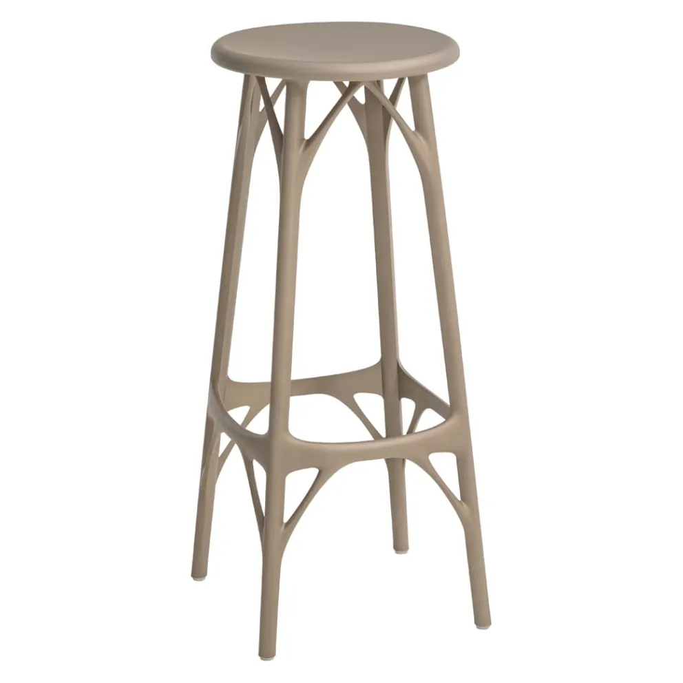 KARTELL Barhocker A.I. Stool Light GR / metallisch grau Online