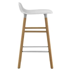 Normann Copenhagen Barhocker Form eichefarbig, weiss Hot