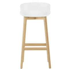 Normann Copenhagen Barhocker Hyg eichefarbig, weiss New