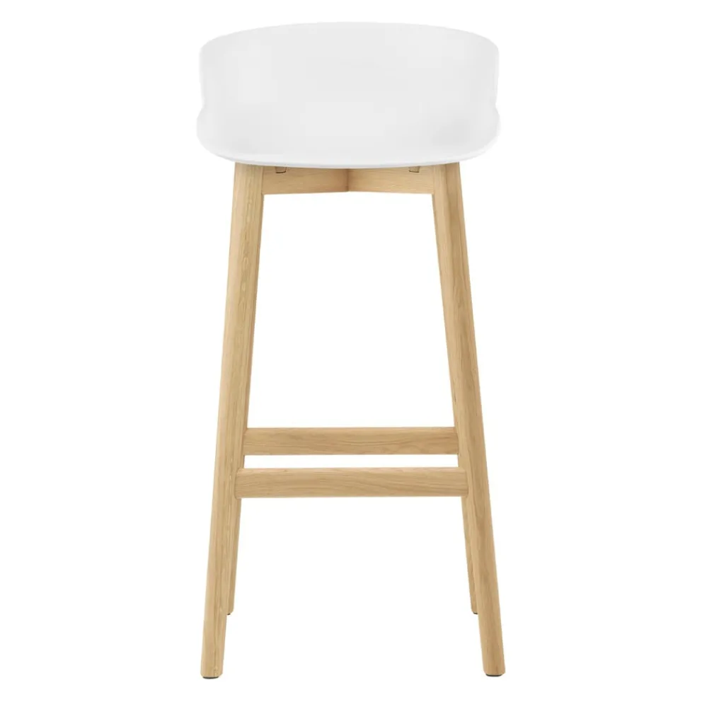 Normann Copenhagen Barhocker Hyg eichefarbig, weiss New