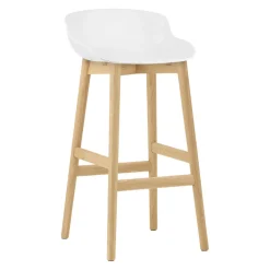 Normann Copenhagen Barhocker Hyg eichefarbig, weiss New