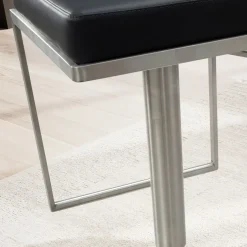 MID.YOU Barhocker Kunstleder schwarz Best