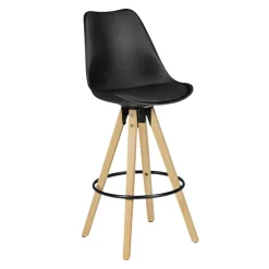 MID.YOU Barhocker Lima hellbraun, schwarz Clearance