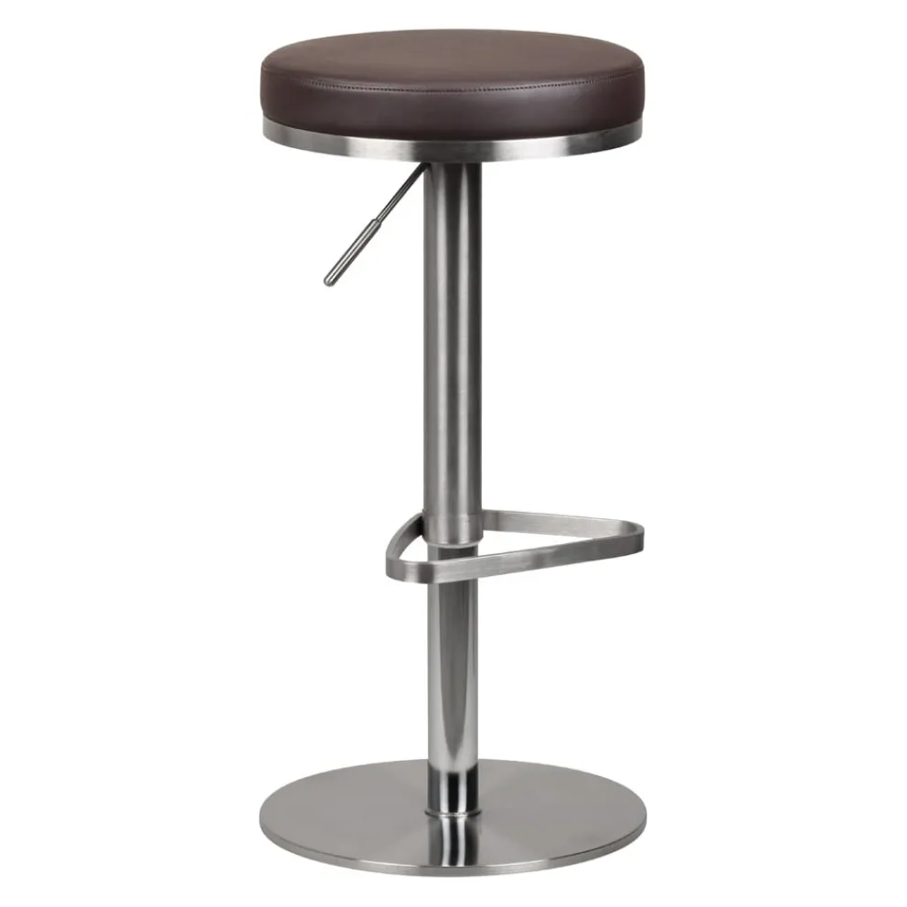 MID.YOU Barhocker Modern braun, silber Clearance