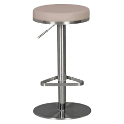 MID.YOU Barhocker Modern beige, silber Outlet