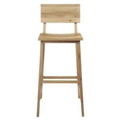 Ethnicraft Barhocker N4 eichefarbig Clearance