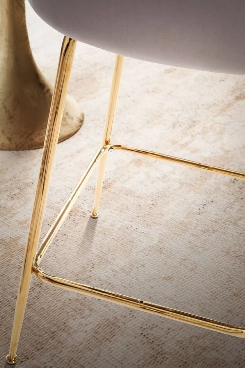 MID.YOU Barhocker Samt beige