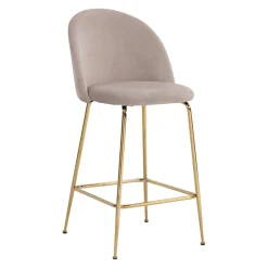 MID.YOU Barhocker Samt beige