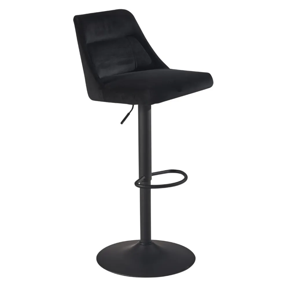 MID.YOU Barhocker Samt schwarz Hot