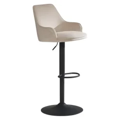 MID.YOU Barhocker Samt beige Discount