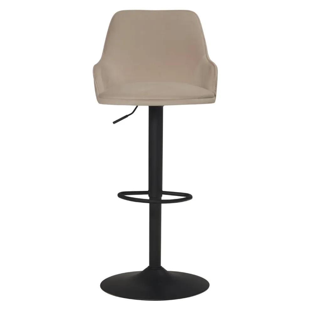 MID.YOU Barhocker Samt beige Discount