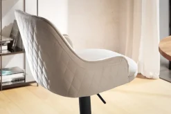 MID.YOU Barhocker Samt beige Discount