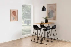 MID.YOU Barhocker Tina schwarz Outlet