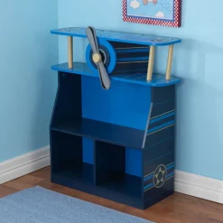KidKraft Bücherregal Airplane blau Discount