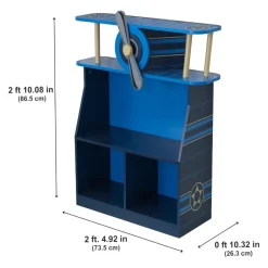 KidKraft Bücherregal Airplane blau Discount