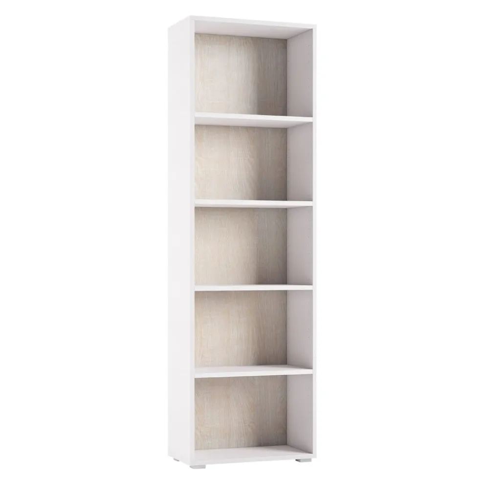 Sikelia Bücherregal Living sandbraun, weiss Clearance