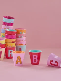 Rice Becher Letters rosa Sale
