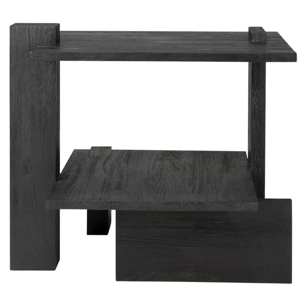 Ethnicraft Beistelltisch Abstract schwarz Hot