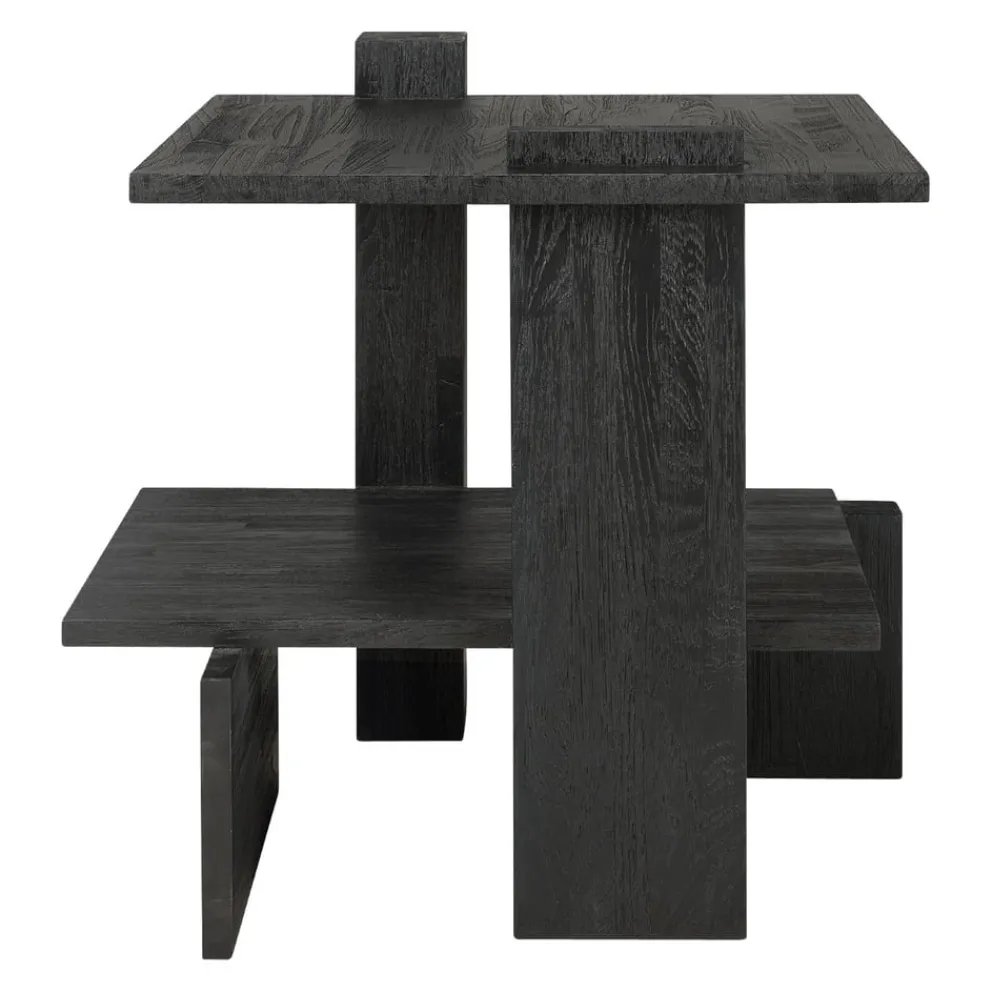 Ethnicraft Beistelltisch Abstract schwarz Hot