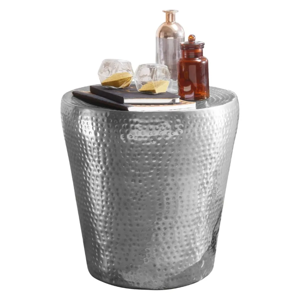 MID.YOU Beistelltisch Alu silber Clearance