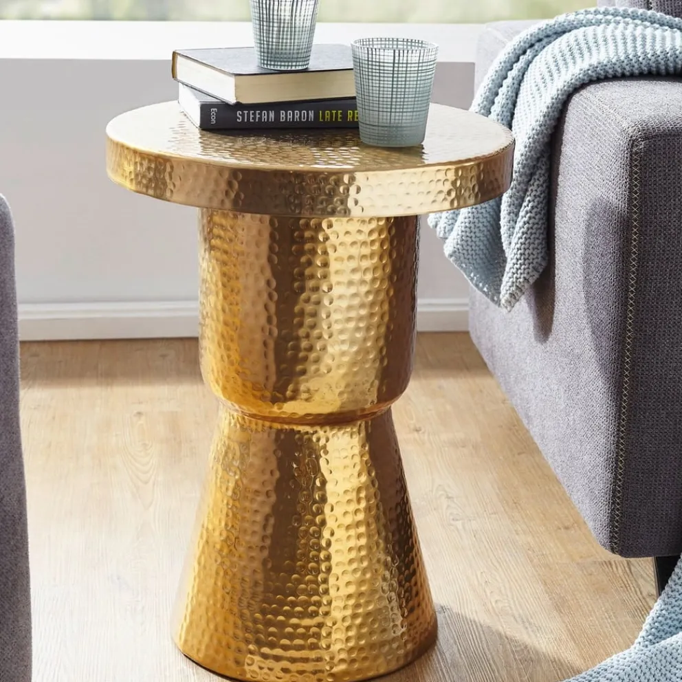MID.YOU Beistelltisch Alu gold Sale
