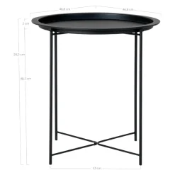 Johann Jakob Beistelltisch Bastia schwarz Outlet
