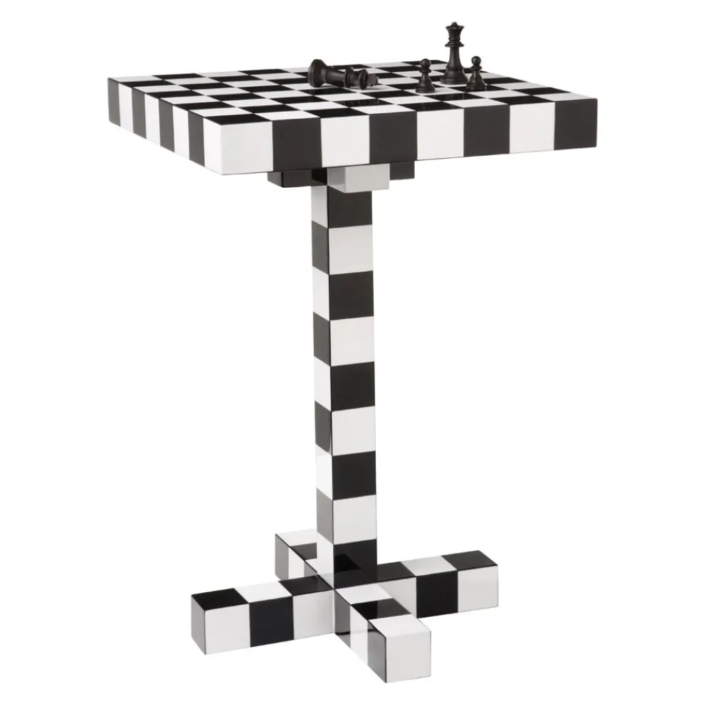 Moooi Beistelltisch Chess schwarz, weiss Discount