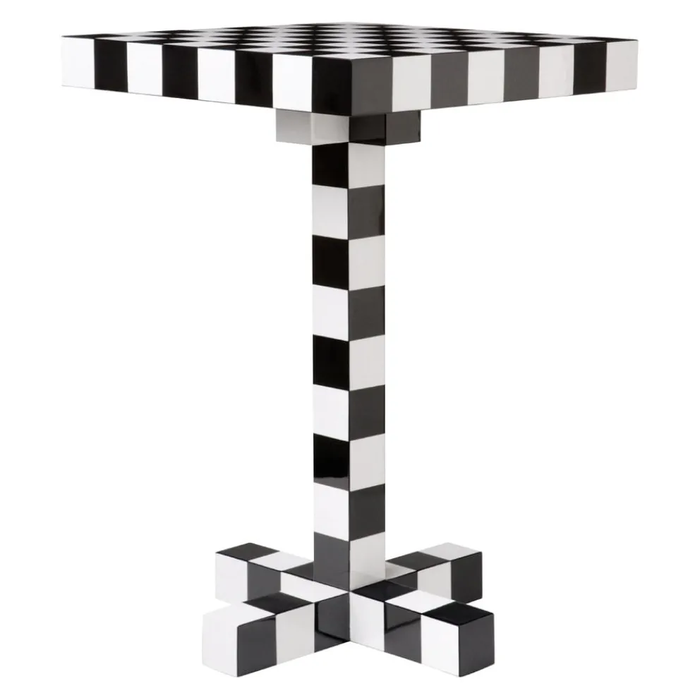 Moooi Beistelltisch Chess schwarz, weiss Discount
