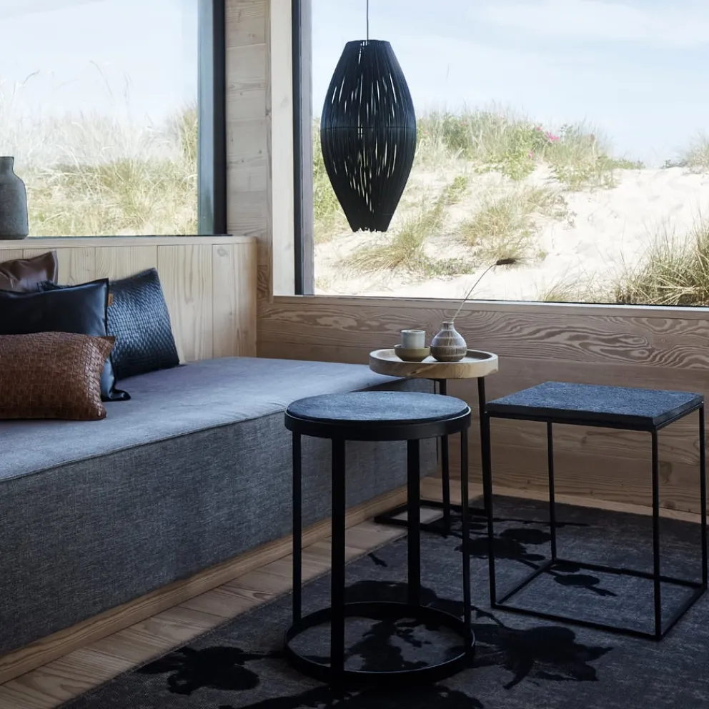 Muubs Beistelltisch Coffee Table High tiefschwarz Discount
