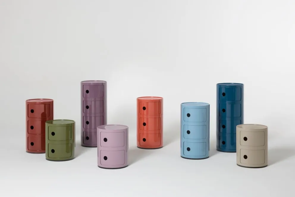 KARTELL Beistelltisch Componibili AZ / Sky blue Online