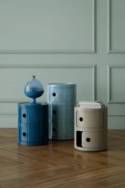 KARTELL Beistelltisch Componibili AZ / Sky blue Online