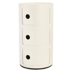 KARTELL Beistelltisch Componibili Recycled 03 / weiss Best
