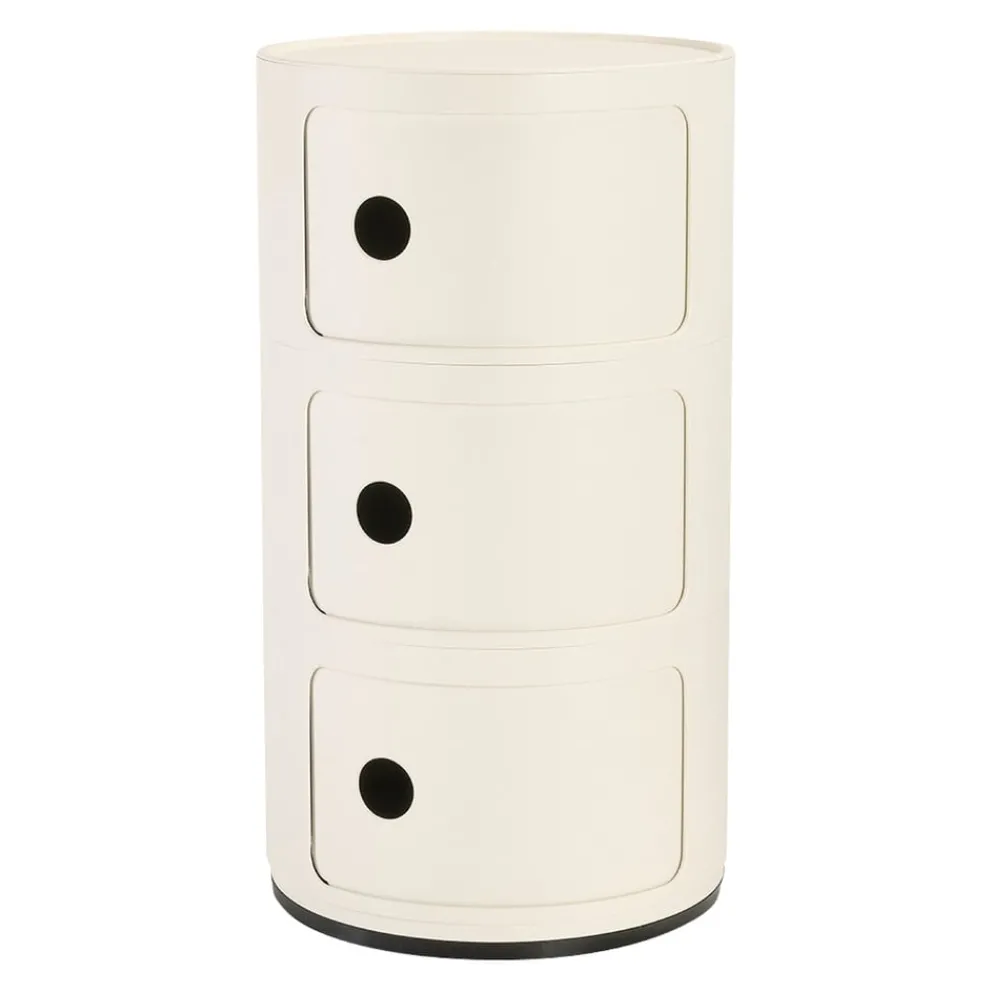 KARTELL Beistelltisch Componibili Recycled 03 / weiss Best